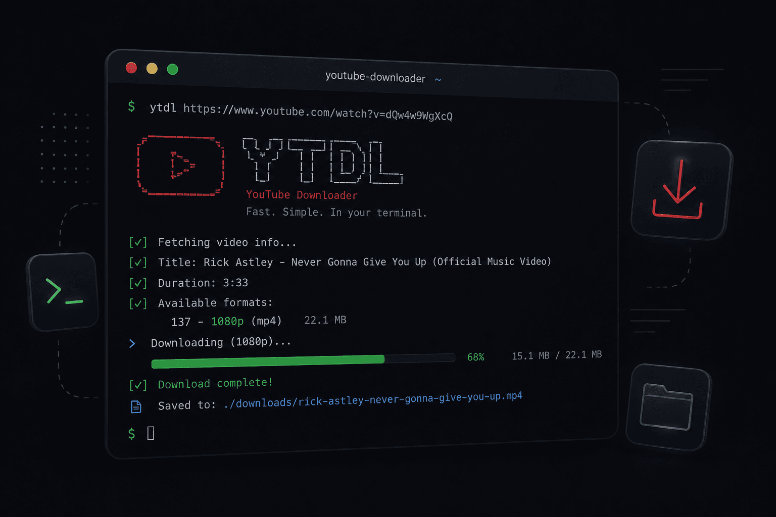 Youtube Downloader preview